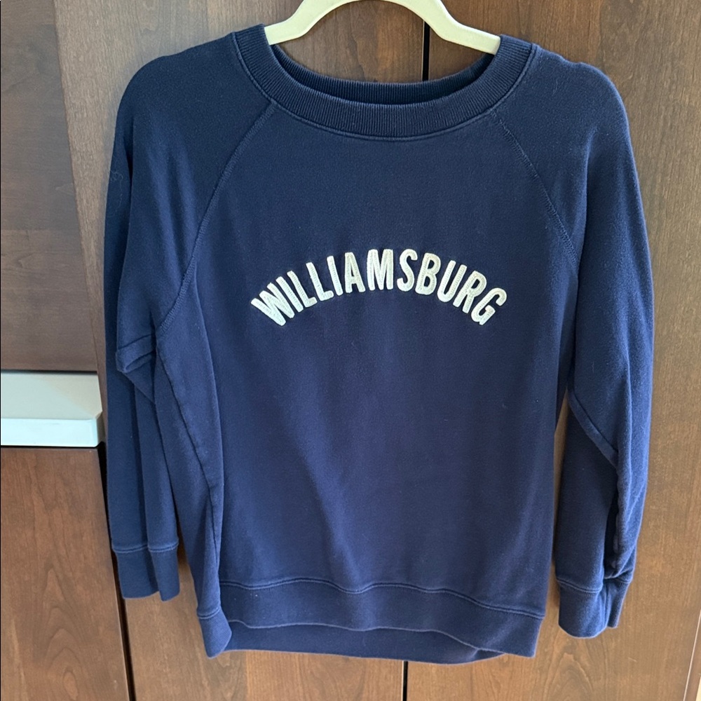 J. Crew Factory Navy 'Williamsburg' Crewneck Sweatshirt